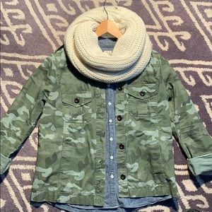 Calvin Klein - Cable Knit Infinity Scarf